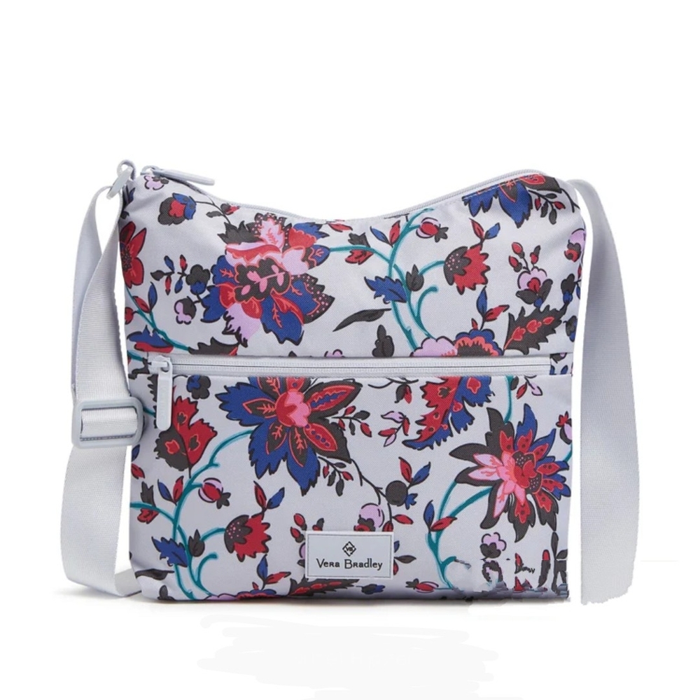 Vera Bradley Pink Floral Outlet Hipster Messenger Crossbody Bag